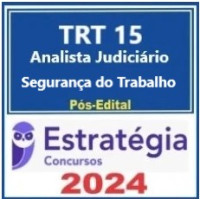 TRT Campinas 15ª Região (Analista Judiciário - Engenharia Segurança do Trabalho) Pacote - 2024 (Pós-Edital)